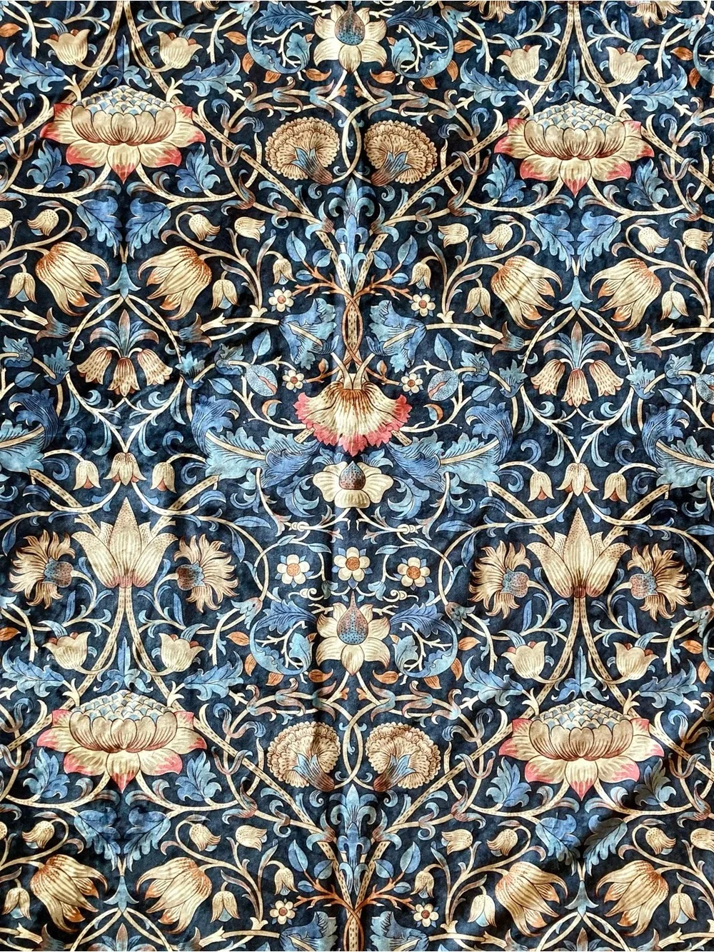 NWOT William Morris drape panel pairs in beautiful“Lodden” botanical design